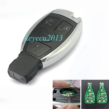 KEYECU de Înaltă Calitate Telecomanda Smart 3 butoane cheie de la Distanță Cu Infraroșu pentru Mercedes Benz 433Mhz 2000-