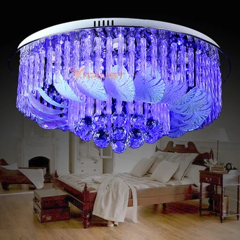 Moderne, plafoniere Rotunde de Cristal Tavan iluminat cu LED-uri Lămpi de Tavan Lamparas de techo Luces Acasă de Iluminat Romantic Lămpi