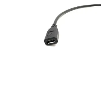 100buc Micro USB 2.0, O Femeie Jack interfață Android 4 Pin 2 Pin 4 fire de Date Cablu de Încărcare Cablu Conector DIY aproximativ 30cm