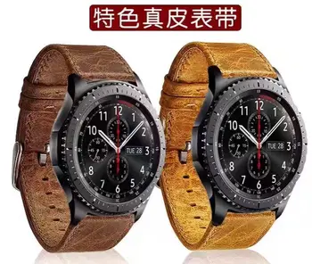Bratara pentru Samsung Galaxy watch 42 46 activ 2 Viteze S3 s2 huawei GT 2 onoare magie timp de prundis curea din piele trupa 20mm 22mm