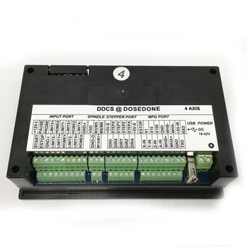4 Axa Offline CNC Motion Controller Interface G Cod 500KHz USB MACH3 Sistem pentru Motor pas cu pas Servo Router 4.3