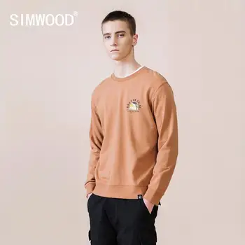 SIMWOOD 2020 toamna iarna nou pirnt hanorace bărbați de înaltă calitate, plus dimensiune jachete o-gât jogger sport pulovere SJ120723