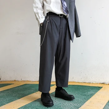 Oameni Noi Vrac Direct De Pantaloni Costum De Sex Masculin Streetwear Epocă De Afaceri De Moda Casual, Picior Parte Costum Pantaloni Pantaloni Japonia