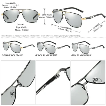 LIOUMO Design Aviației ochelari de Soare Barbati Femei Polarizate Ochelarii de Condus Fotocromatică Inteligent Schimba Culoarea lentes de sol hombre