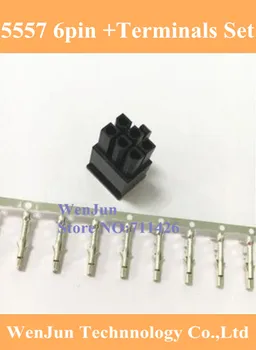 4.2 mm Conector 3901-2120 Calculator PC placa Grafica PCI-E GPU 6pini 5557 de sex Masculin Carcasa cu Terminale