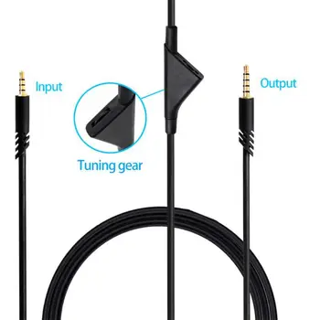 Casti Cablu Audio Cablu de Linie cu Reglare Volum Funcția de Control pentru Logitech Astro A10 A40 A40tr Cască Accesorii