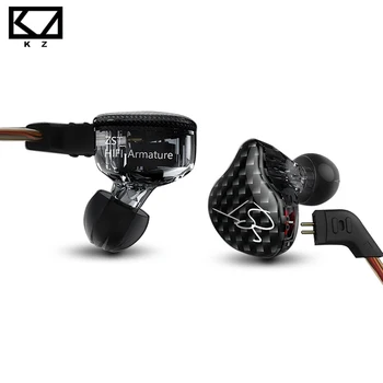 KZ ZST Culoare Armătură Echilibrată+Dinamic Hibrid Dual Driver Căști HIFI Pavilioane Bass Cască În ureche Căști Cu Microfon