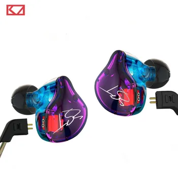 KZ ZST Culoare Armătură Echilibrată+Dinamic Hibrid Dual Driver Căști HIFI Pavilioane Bass Cască În ureche Căști Cu Microfon