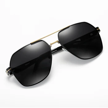 Bărbați de înaltă Calitate de Pilot de ochelari de Soare Stele Stil Rama de Ochelari Polarizati de Design de Brand Pilot de sex Masculin Ochelari de Soare de Conducere Oculos de sol