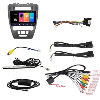 EKIY IPS Android 9.0 Radio Auto Pentru Ford Fusion Mondeo Mustang 2009-2012 Navigare GPS Multimedia Player Video, Wifi, BT Stereo FM