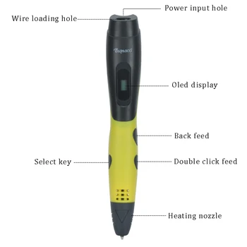 2018 Vânzare Fierbinte Pen 3D Modelul 3D pentru Copii de Învățare instrumente de educație Mai bun Cadou Mutil-funcția de Cutie de Imprimare 3D Pen USB de Încărcare