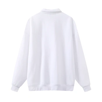 Liber fete casual din bumbac tricouri 2020 toamna de moda doamnelor albe elegante, pulovere femei moale tricou femei drăguț chic