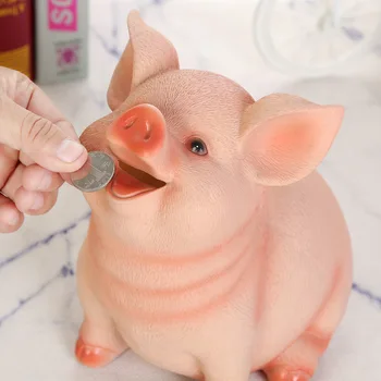 Pusculita Porc Copil Pusculita Obiecte De Uz Casnic Jucarii Pentru Copii De Bani Cutii De Desene Animate De Porc În Formă De Cadou De Ziua Monede Cutie De Depozitare