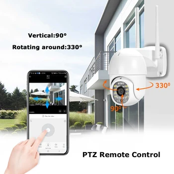 1080P PTZ Wifi Camera IP de Exterior Impermeabil Auto Motion tracking Camera Wireless P2P ONVIF Audio 2MP de Securitate CCTV aparat de Fotografiat APP