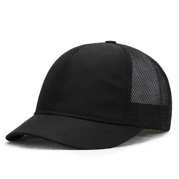 Capul mare Om Plus Dimensiune Șapcă de Baseball pentru Bărbați Vară Subțire Tesatura ochiurilor de Plasă Palarie de Soare de sex Masculin Scurt a Atins Snapback Pălării 55-62cm