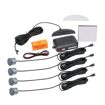 LEEPEE Inversă Rezervă Monitor Detector de Kituri de Sistem de Parcare Auto Radar Auto Parktronic LED-uri Senzor de Parcare cu 4 Senzori