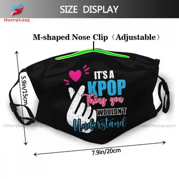 Swag Protecție Kpop Masca Fantezie Adult Pânză Faciale Gura Masca Cu Filtru
