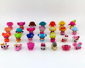 50pcs/mulțime de desene animate figura Lalaloopsy, Iubit de desene animate păpuși pentru fete, Mini fete jucarii cu animale desene animate,trimite la întâmplare