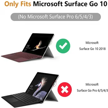 Pentru Microsoft Surface Du-te de 10 inch 2018 Tabletă Impermeabilă Caz cu Kicstand rezistent la Șocuri și Anti-scratch pentru a Acoperi Suprafața merge la Înot