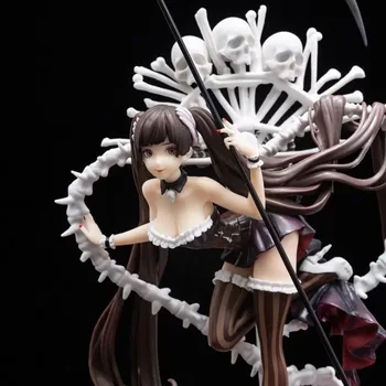 33CM New sosire Japonia Anime 1/8 scale Pre-vopsit Vrajitoarea de Noapte Lilith natal Fata Sexy din PVC Figura Model de Jucărie Cadou