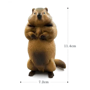 Drăguț Simulare Marmota Marmota figurine model Animal home decor de basm în miniatură grădină accesorii decor modern statuie