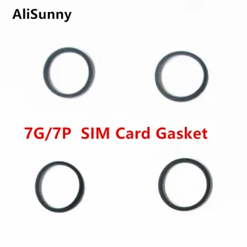 AliSunny 50pcs Tăvița Cartelei SIM rezistent la apa garnitura de Cauciuc Garnitura pentru iPhone 7 8 Plus 7P 8P 7G Cerc Inel Titular Piese