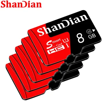 SHANDIAN Smast card sd de 64gb, 128gb Smast sd 32gb Mini Card de 16gb Clasa 10 pentru samrtphone și PC de masă Original, Card de Memorie