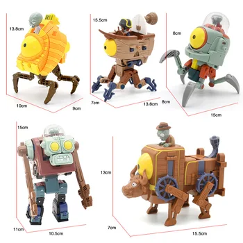 Mari Autentic Plante vs Zombi 2 Jucarii Transformator Jucărie Robot Gigant Kong Regele Zombie de Craciun Cadouri de Ziua de nastere pentru Copii