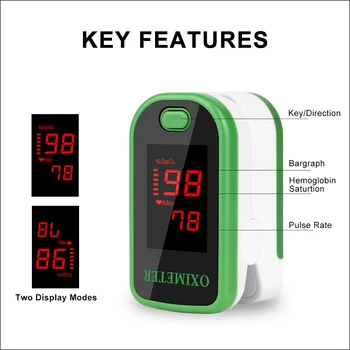 RZ Pulsoximetru Deget Portabil Digital pulsioximetro de uz Casnic de Sănătate a Monitoriza Rata de Inima SPO2, PR Saturimetro Pulsoximetru