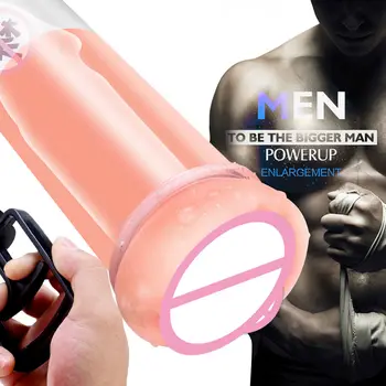 Marirea penisului Extinderea Mașină de Jucarii Sexuale Penis Masaj Puternic de Vid Pompa de Penis de sex Masculin Masturbator pentru Adult Sex Produsele