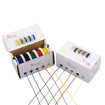 UL 1007 26awg 50m/cutie cabluri Electrice Cablu de 5 culori se Amestecă Kit caseta 1 caseta 2 companii Aeriene PCB Cupru Sârmă DIY