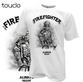 Noi Oamenii Stil De Vara T-Shirt Pompier Cult Tricou Pompier Pompier Servicii De Salvare Amuzant Tricou Idei