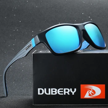 DUBERY Epocă ochelari de Soare Polarizati pentru Bărbați Ochelari de Soare Pentru Barbati UV400 Nuante Spuare Negru Vara Oculos Masculin 8 Culori Model