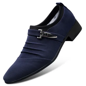 2019 nou piele pentru bărbați încălțăminte pentru bărbați plat clasic pentru bărbați pantofi rochie italiană oficial Oxford pânză de mari dimensiuni 38-48 pantofi de dans