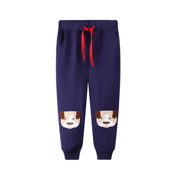 Sărituri De Metri De Toamnă De Primăvară De Băieți Fete Câine Aplicatiile Cordon Copii Pantaloni De Trening Fashion Sport Copii Pantaloni Pantaloni
