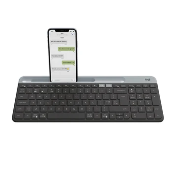 Original Logitech K580 Tastatura Wireless Multi-Dispozitiv 2.4 G Bluetooth Unificatoare Dual în Modul Portabil Pentru Tableta Telefon клавиатура