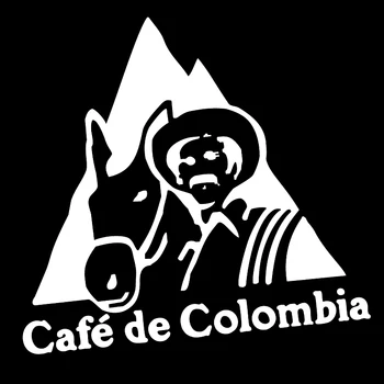 16*15.4 cm Cafe de Colombia Logo-ul Decal Autocolant Motociclete Suv-uri Masina Barei de protecție Fereastra Auto pentru Laptop Stilului