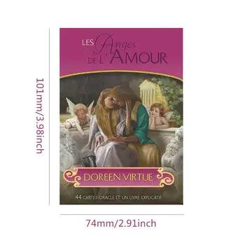 Englezesc Complet Nou De 44 De Dragoste Îngeri Oracle Carduri De Punte Misterioase Cărți De Tarot Joc De Bord De Doreen Virtue Rare De Imprimare