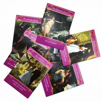 Englezesc Complet Nou De 44 De Dragoste Îngeri Oracle Carduri De Punte Misterioase Cărți De Tarot Joc De Bord De Doreen Virtue Rare De Imprimare