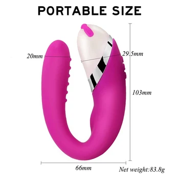 APHRODISIA 12 Viteze Impermeabil Jucarii Sexuale pentru Cupluri, Silicon G Spot Vibe Vibrator, USB Reîncărcabilă Produse pentru Sex Adult Jucarii Sexuale