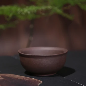 2 buc/set China Lut Violet Cești de ceai 50ml Realizate manual Violet Noroi Bujor Ceașcă de Ceai Kung Fu Set de Ceai Naturale, Minereu de Drinkware Castron de Ceai