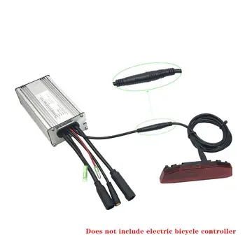 NOI 36V/48V Ebike de iluminare din Spate/Coada de Lumină LED-uri de Avertizare de Siguranță Lampă Spate Pentru E-scooter SM/ rezistent la apa Interfață Conexiuni