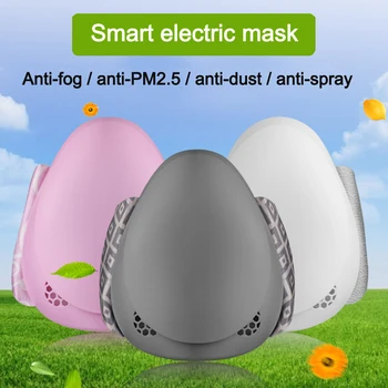 InStock PM 2,5 Anti-Formaldehidă Respiratorii FitlerReplaceable Electric Gura Masca Eficient sistem de purificare a aerului independent