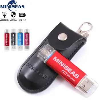 Noul Usb 3.0 Miniseas OTG flash drive USB pentru SmartPhone/Tableta/PC 8GB 16GB 32GB 64GB 128GB Pendrive de Mare viteză pen drive sac