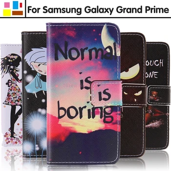 Flip Cover funda pentru Samsung Galaxy Grand Prime VE SM G531 G531H G531F G531H/DS, SM-G531H SM-G531F Caz din Piele Portofel Caz de Telefon