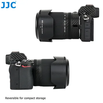 JJC Reversibile Lens Hood Umbra pentru Nikon NIKKOR Z DX 50-250mm f/4.5-6.3 VR la Nikon Z50 Înlocuiește Nikon HB-90A Lens Hood