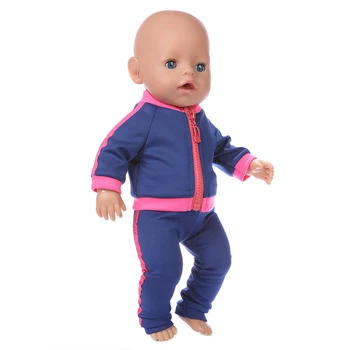 Sport Costum Papusa Haine se Potrivesc Pentru copil născut 43cm Haine Papusa Papusa Accesorii Pentru 17inch Baby Doll