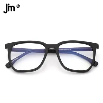 JM Acetat Cadru Pătrat de Lumină Albastră Ochelari Bărbați Femei Calculator Anti Blue Ray Clar Fals Ochelari