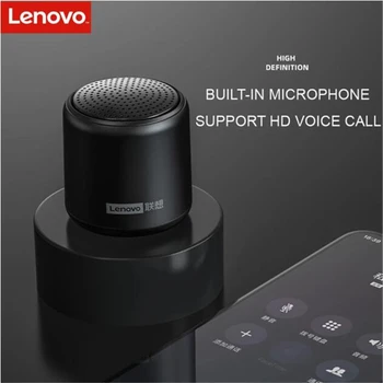 Lenovo L01 TWS Vorbitor Bluetooth Portabil în aer liber Difuzor Wireless Mini Coloana Muzica Stereo Surround Bass Box rezistent la apa