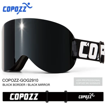 COPOZZ Brand de Ochelari de Schi magnetic puternic stabilitatea lentile UV400 Anti-ceață de protecție Schi Snowboard Ochelari pentru Bărbați și Femei
